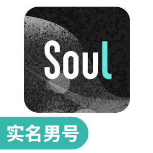 Soul实名男号|新注册|实卡注册|API接码换绑